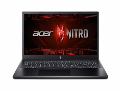 Acer Nitro gaming laptop with illuminated keyboard