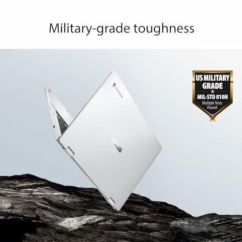 ASUS Chromebook showcasing military-grade toughness